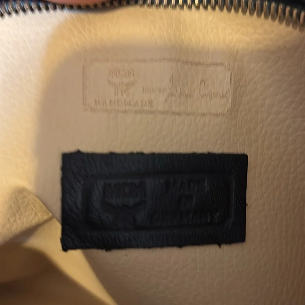 Vintage MCM Visetos Logo Clutch - Picture 5 of 7
